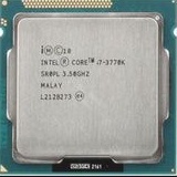 Intel core i7 processor 3770K 3.5ghz up to 3.9ghz