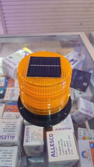 Lampu led rotari solar mini panel surya lampu warning light rotari solar lampu rotary solar cell pan