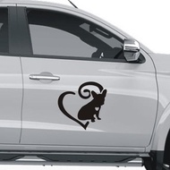 CUTTING STICKER DOG LOVERS CAR STICKER