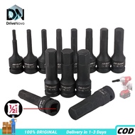 Steel 1/2" DR Hex Drive Bit Impact Hex Bit Impact Hex Key Hex Driver Impact Bit Socket Adapter Head