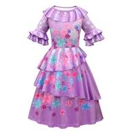 Encanto Summer Cartoon Fancy Girls  Cosplay Dress