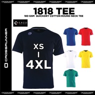 CROSSRUNNER X ENZO Clearance Quick Dry Cotton Round Neck T-Shirt Unisex 180gsm Adult Plain Cotton Po