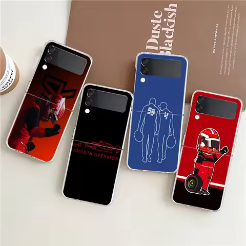 Phone Case For Samsung Galaxy Z Flip 3 4 5 Transparent fold High Hard PC Shell For Galaxy Z Flip 3 5