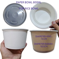 800ml BOWL // RICE BOWL 800ML // PAPER RICE BOWL 800ML // RICE BOX //