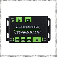 [I O J E]  Industrial Grade Multifunctional USB HUB Extending 3-Port USB Hub+100M Ethernet Port USB-