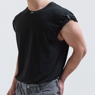 🇰🇷 51PERCENT Ring Slub Sleeveless Tank Top Black Korea Streetwear Authentic