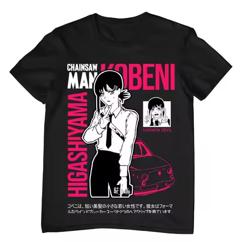 Kobeni Higashiyama New T-shirt chainsaw man,demon,devil,pochita,makima,power