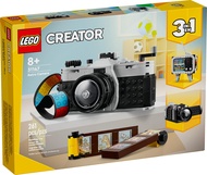 LEGO Creator 3 in 1 Retro Camera Toy, Transforms from Toy Camera to Retro Video Camera to Retro TV S