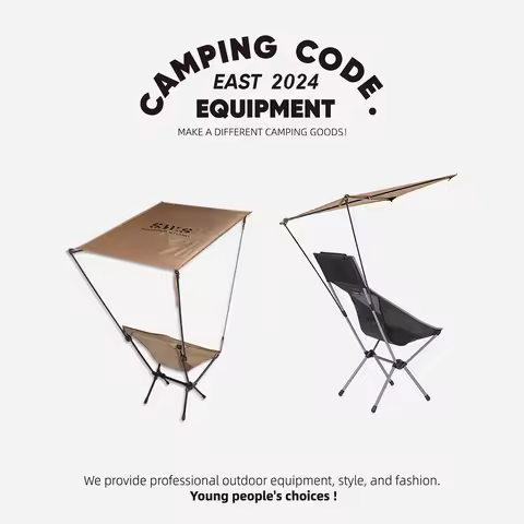 Moon Chair Sunshade Protection Outdoor Moon Chair Awning Waterproof Camping Folding Canopy for Helin