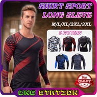 Long Sleeve Sport Shirt Men Sport Wear Man Fitness Shirt Men Running Shirt Men Gym Shirt Men Baju Su