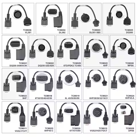 OBDSTAR TCM Cables Collection for DC706/ X300 Classic G3