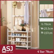 ASJ_Stylish Open Multi level Doorway Storage Rack /Open Shoe Wardrobe Closet Storage - Large capacit