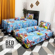 Sprei Sorong Karakter Spongebob Sprei Sorong Spongebob Squarepants Murah No. 3 Double Size 120x200