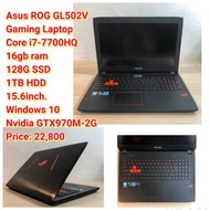 Asus ROG GL502VGaming LaptopCore i7-7700HQ16gb