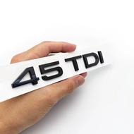 Car Trunk Emblem Sticker 3D ABS 1.9 2.7 2.0 2.5 3.0 4.0 30 35 40 45 50 55 TDI 50TDI For Audi A1 A3 A