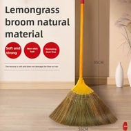 Miscanthus Broom Handmade Soft Fur Sorghum Broom Yard Sweeping Indoor Outdoor Cleaning Magic Broom