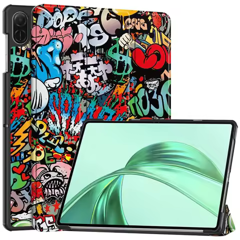 Smart Case For HUAWEI Honor Pad X8a 2024 Case 11 inch Tri-folding Flip Stand Tablet Cover For HONOR 
