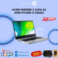GARANSI! Laptop Acer Aspire 3 A314-22 AMD Ryzen 3-3250U / 4GB 512GB