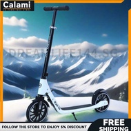 DJY Adult Scooter Big Child Folding Two Wheel Stepper College Student Campus Mobility Scooter Commut