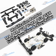 Tamiya Imi Pengubahsuaian Part MA/AR/VZ/FMA/S2/SXX Chassis Carbon FRP & Alloy Roller Modification Pa