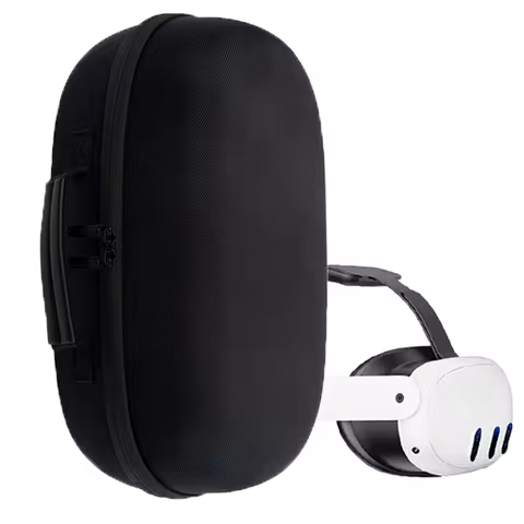 Hard EVA Storage Case Travel Carrying Box for Meta Quest 3 Elite Strap VR Glasses Zipper Bags For Me