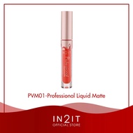 IN2IT Professional Liquid Matte Waterproof Lipstick 02-PVM Lipmatte