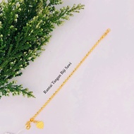 916 GOLD RANTAI TANGAN EMAS BIJI SAWI 1C & 2C
