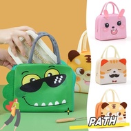 PATH Cartoon Stereoscopic Lunch Bag, Thermal Portable Insulated Lunch Box Bags, Lunch Box Accessories Thermal Bag  Cloth Tote Food Small Cooler Bag