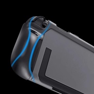 flashquick Slim Doable Case Shell PC TPU Protective Hard Crystal Cover Shoproof Ergonomic Handle Gri