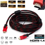 HDMI Cable V1.4 extender RED High Speed Gold plated video 3D Full HD 1080P 2K 4K 8K PS3 PS4 XBOX 1.5M 3M 5M 10M 15M 20M