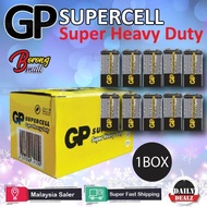 GP SUPERCELL Super Heavy Duty 1604S 6F22 9V Battery Batteries 1 BOX
