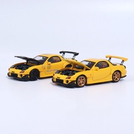 Bsc 1/64 Mazda RX7 FD3S RE RX-7 Alloy Car Model Diecast Car Toy Collection Birthday Gift