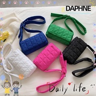 DAPHNE Shoulder Bags, Quilted Space Pad Cotton Crossbody Bags,  Handbags Nylon Padded Messenger Bags