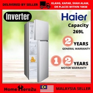 Haier 269L 2 Door Fridge Inverter HRF-IV298H Peti Sejuk 2 Pintu / Refrigerator - Homehero2u