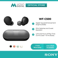Sony WF-C500 TWS True Wireless Earbuds Bluetooth Earphones - IPX4 Splashes and Sweat Resistant