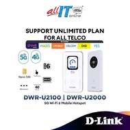 D-Link DWR-U2000 | DWR-U2100 Wireless 5G MIFI Wi-Fi 6 Mobile Hotspot Router