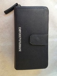 Emporio Armani 黑色長銀包