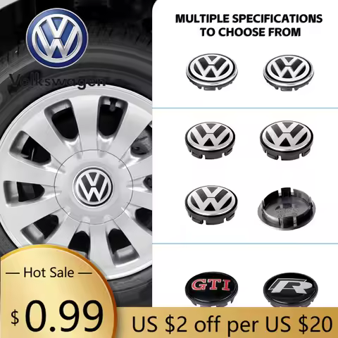 For VOLKSWAGEN VW 4PCS 56/65/66mm Wheel Hub Caps Sticker Car Emblem Badge Decoration For Volkswagen 