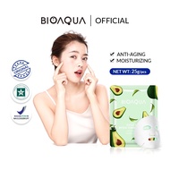 BIOAQUA Compressed Facial Mask Indonesia / Masker Wajah / Avocado Peach / Individual Higienis Prakti