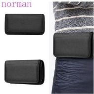 NORMAN Phone Waist Bag For Samsung Universal 3.5-6.3inch Belt Holster Flip Cover Mobile Phone Bag Mobile Phone Case