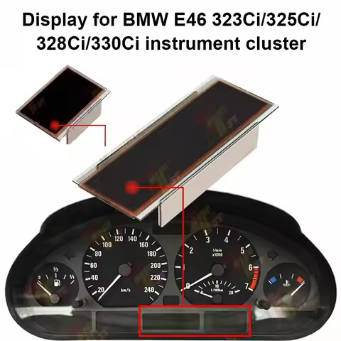 Dashaboard LCD Display for BMW E46 323Ci 325Ci 328Ci instrument cluster 00-06 years