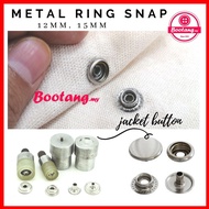 Butang Uniform Metal Ring Snap Mould Acuan Butang Katup Jeans Katup Jaket Baju Askar Uniform