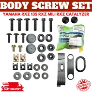 YAMAHA RXZ 135 RXZ MILI RXZ CATALYZER BODY COVER SCREW SET SCREW SET STRONGER