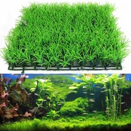 Plastic Artificial Lawn Carpet Aquarium Plant Decoration Underwater Fish Tank Lanscape Grass Lawn