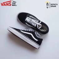 HITAM !! Oldskool Classic Black White Vans Shoes Casual Sneakers DT old skool Black!