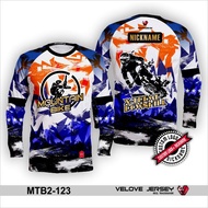 Baju Sepeda Gowes Pria / Baju Sepeda Gunung Pria Dewasa / Baju Sepeda Gunung MTB Pria Lengan Panjang