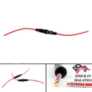 5X20MM 6X30MM Fuse Holder Inline Screw Type 20 AWG Wire Cable