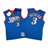 Mitchell & Ness M N 76ers Allen Iverson 99-00 Replica Player Edition Jersey