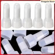 🧢 100Pcs White Closed End Crimp Caps Wire Connectors Terminals 16 14 GA AWG Splice Gauge