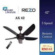 Rezo 42“ Heavy Duty AC Motor Ceiling Fan Remote Control AX 42 / Baby Fan R/C ZR42